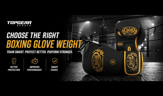 TopGear Sports boxing gloves weight guide