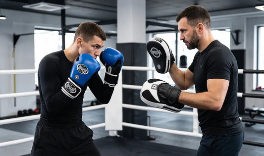 athlete training boxing