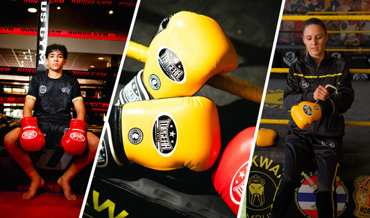 Athletes training with TOPGEAR boxing gloves
