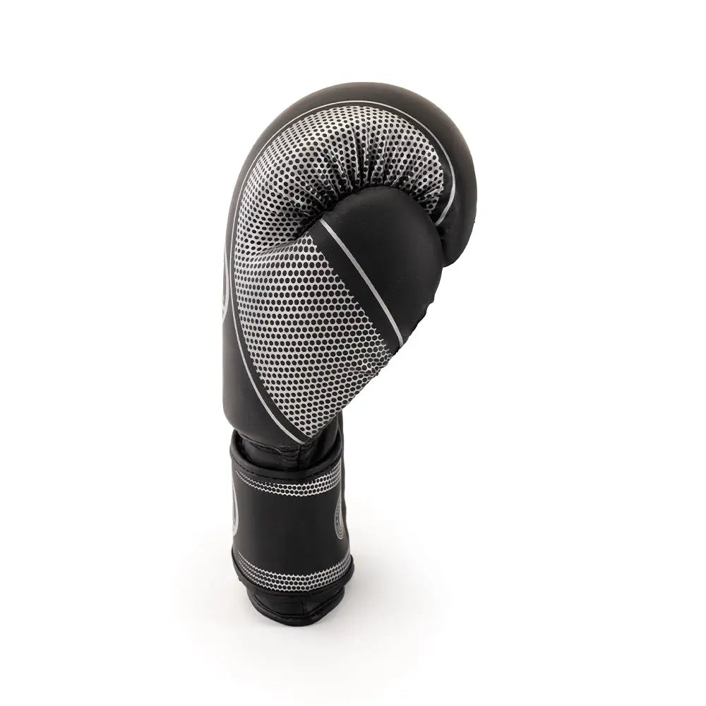 TITAN Edition Boxing Gloves – side angle showing curved shape and padded knuckle area