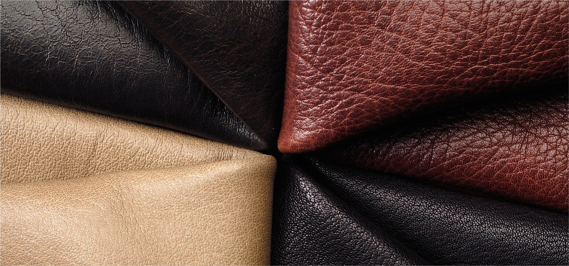 synthetic and leather material textures