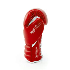 thumb detail of red trophy Lace-up boxing glove
