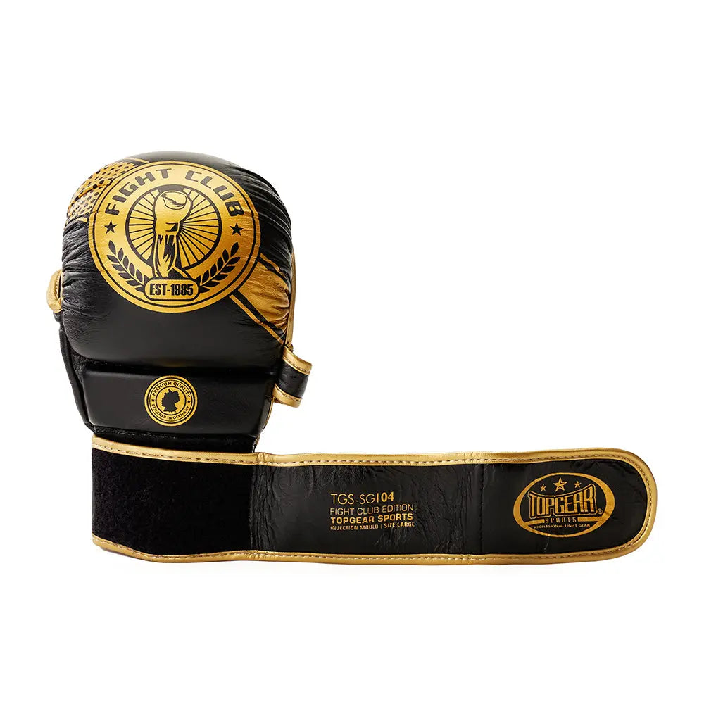 TopGear Fight Club shooter MMA gloves strap open view