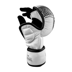 TopGear Fight Club shooter MMA gloves side angle with open palm