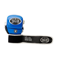 TopGear supreme shooter gloves blue strap open view
